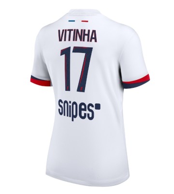 Paris Saint-Germain Vitinha #17 Replika Udebanetrøje Dame 2025-26 Kortærmet